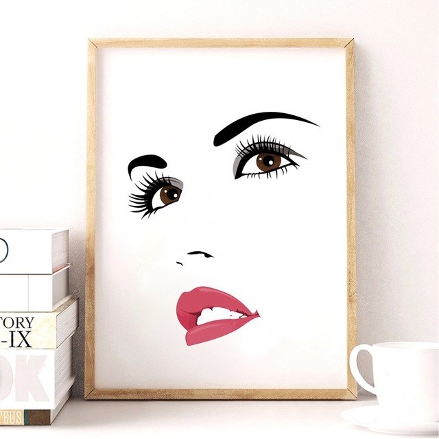 Portrait Of Beautiful Woman Canvas Art Print
