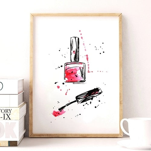 Portrait Of Beautiful Woman Canvas Art Print