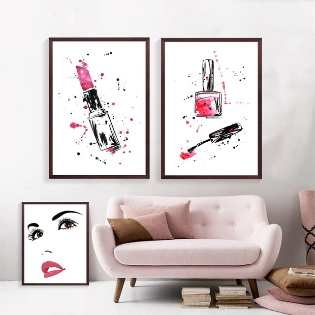 Portrait Of Beautiful Woman Canvas Art Print