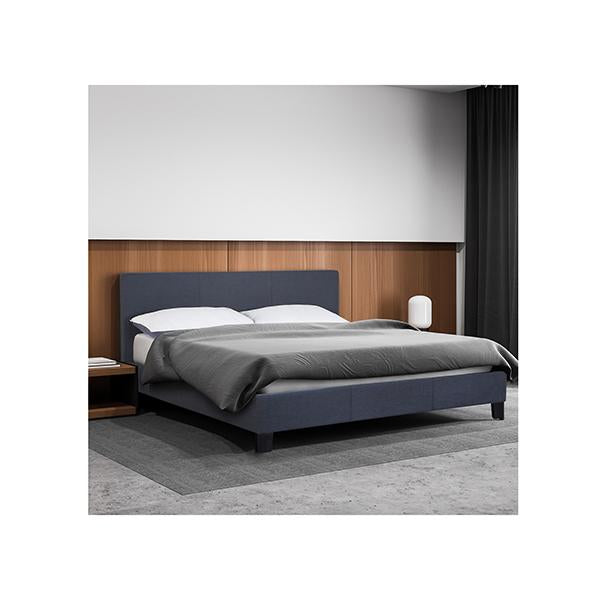 Sienna Luxury Bed Frame Base And Headboard Solid Wood Padded