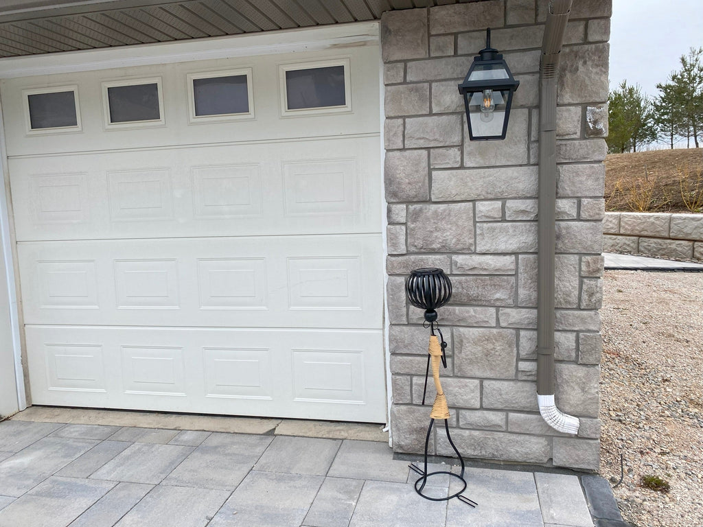 Abstract Tribal Lady Figurine Metal Sculpture On Head with Solar light