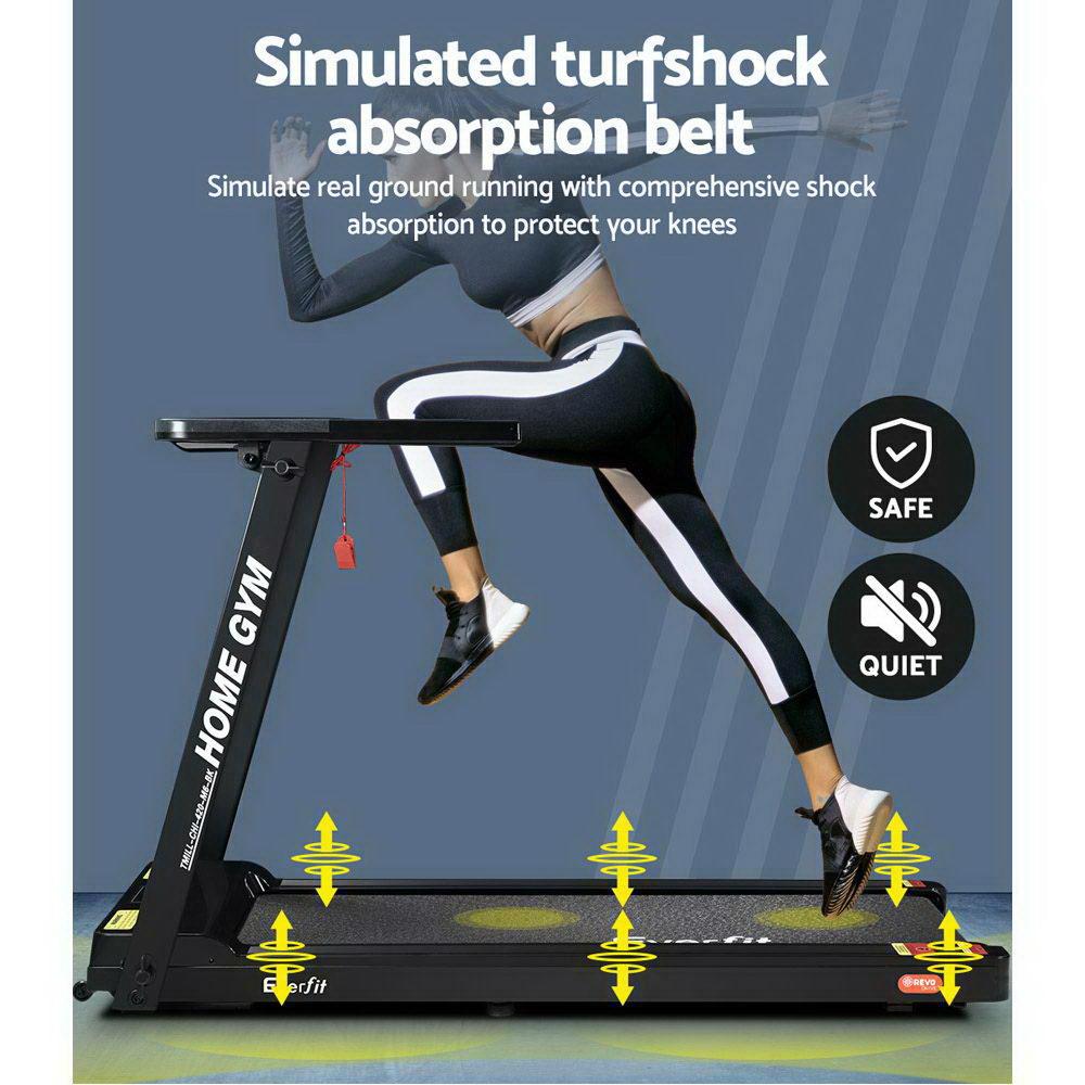 Everfit Treadmill Electric Home Gym Fitness Exercise Fully Foldable