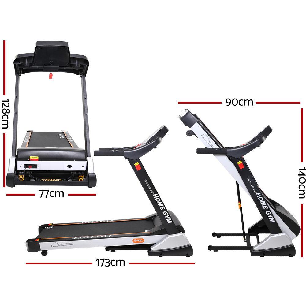 Everfit Treadmill Electric Auto Incline Spring Home Gym Fitness