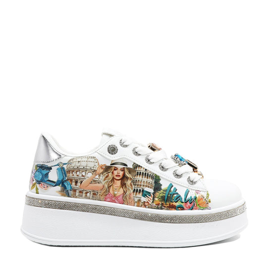 ZAPATILLAS DE MODA CON PEDRERÍA (MARTHA TRAVELS ITALY)-0