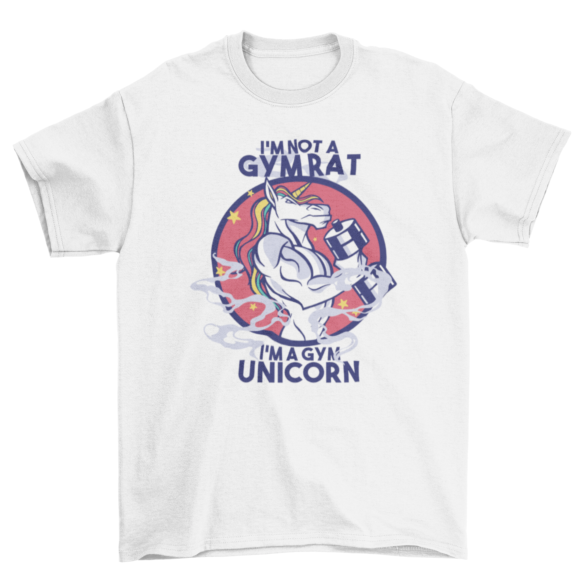 Gym unicorn t-shirt
