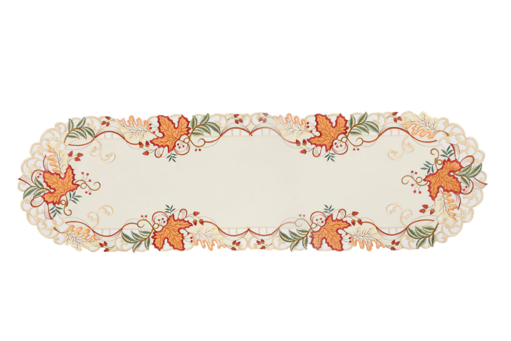 XD18808 Falling Leaves Table Runner