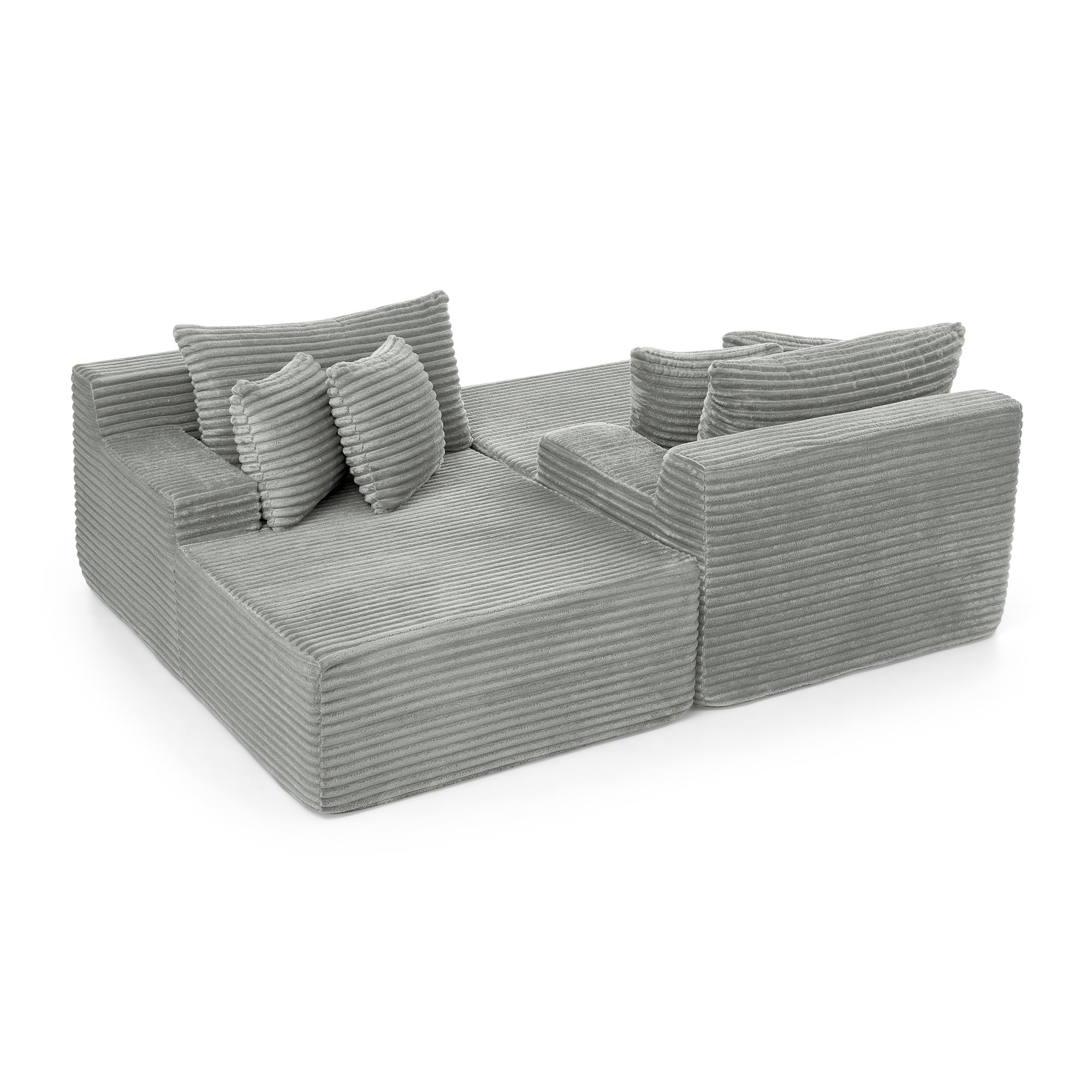 Two-seater lazy sofa lounge chair,Compressed sofa no assembly