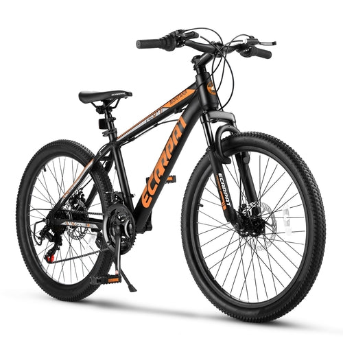 Carpat™ – 26" Mountain Bike (Black-Orange, Dual Disc, 21-Speed)