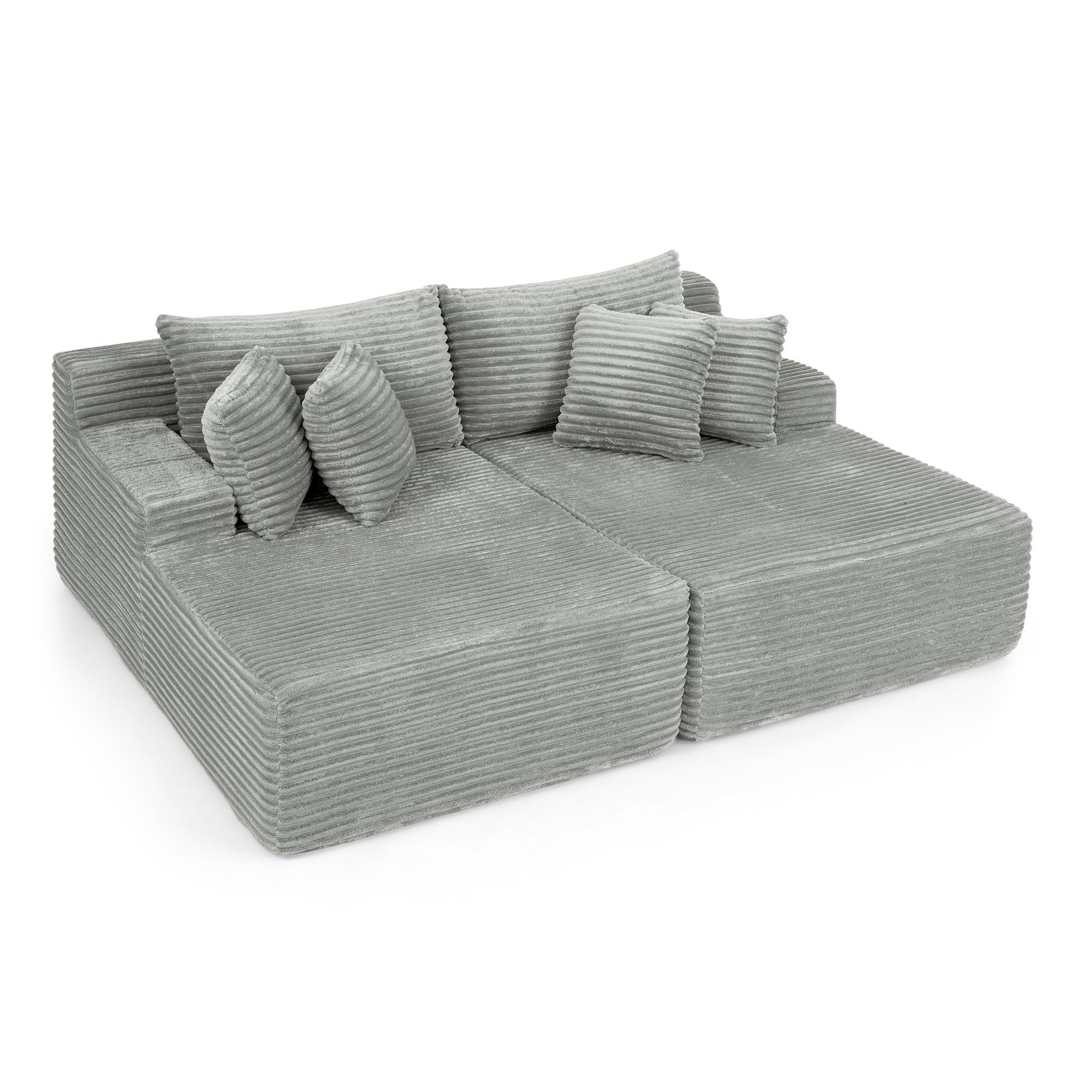 Two-seater lazy sofa lounge chair,Compressed sofa no assembly