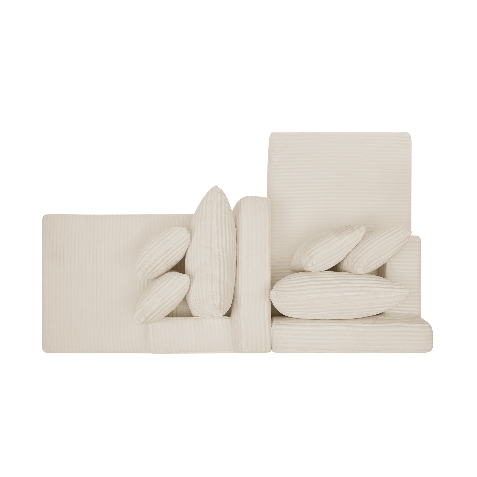 Two-seater lazy sofa lounge chair,Compressed sofa no assembly