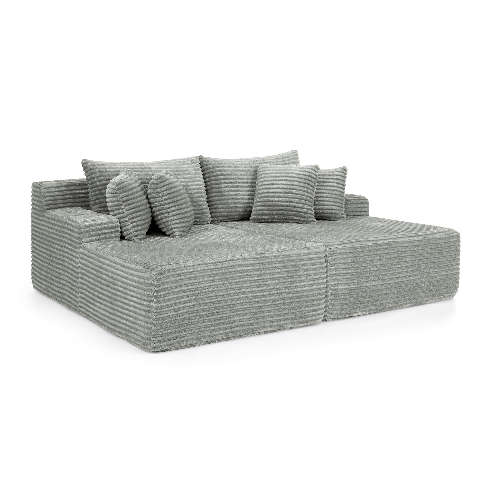 Two-seater lazy sofa lounge chair,Compressed sofa no assembly