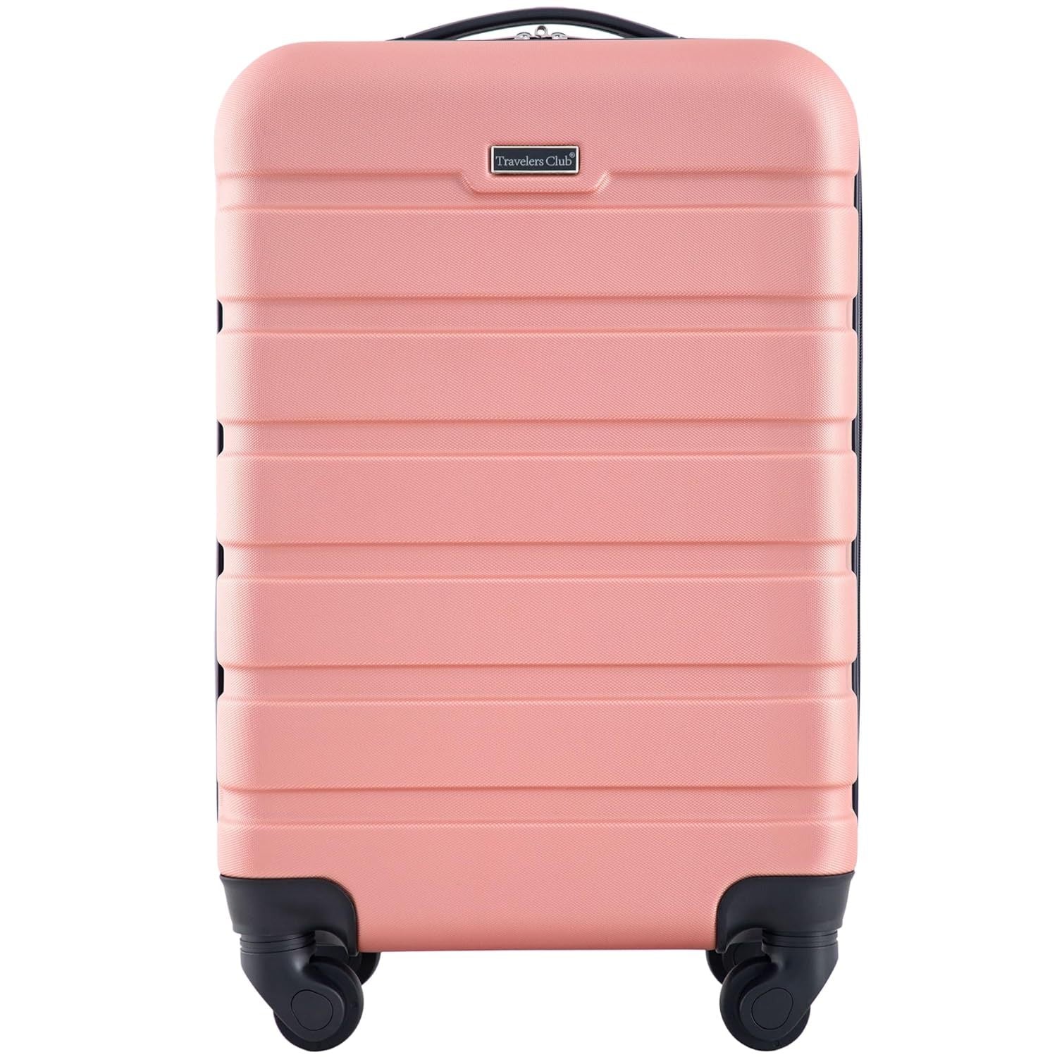 Luggage Suitcase 4 Wheels Trolley Bags for Travel Peach 28 Inches