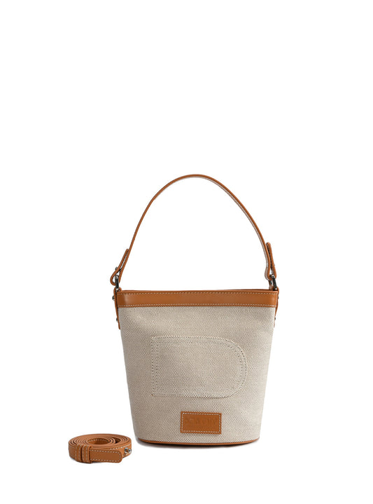 Sac seau Dorothy taille moyenne, blanc