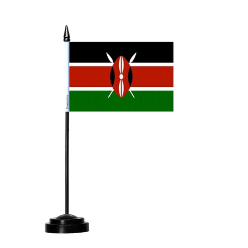 Drapeau de Table du Kenya