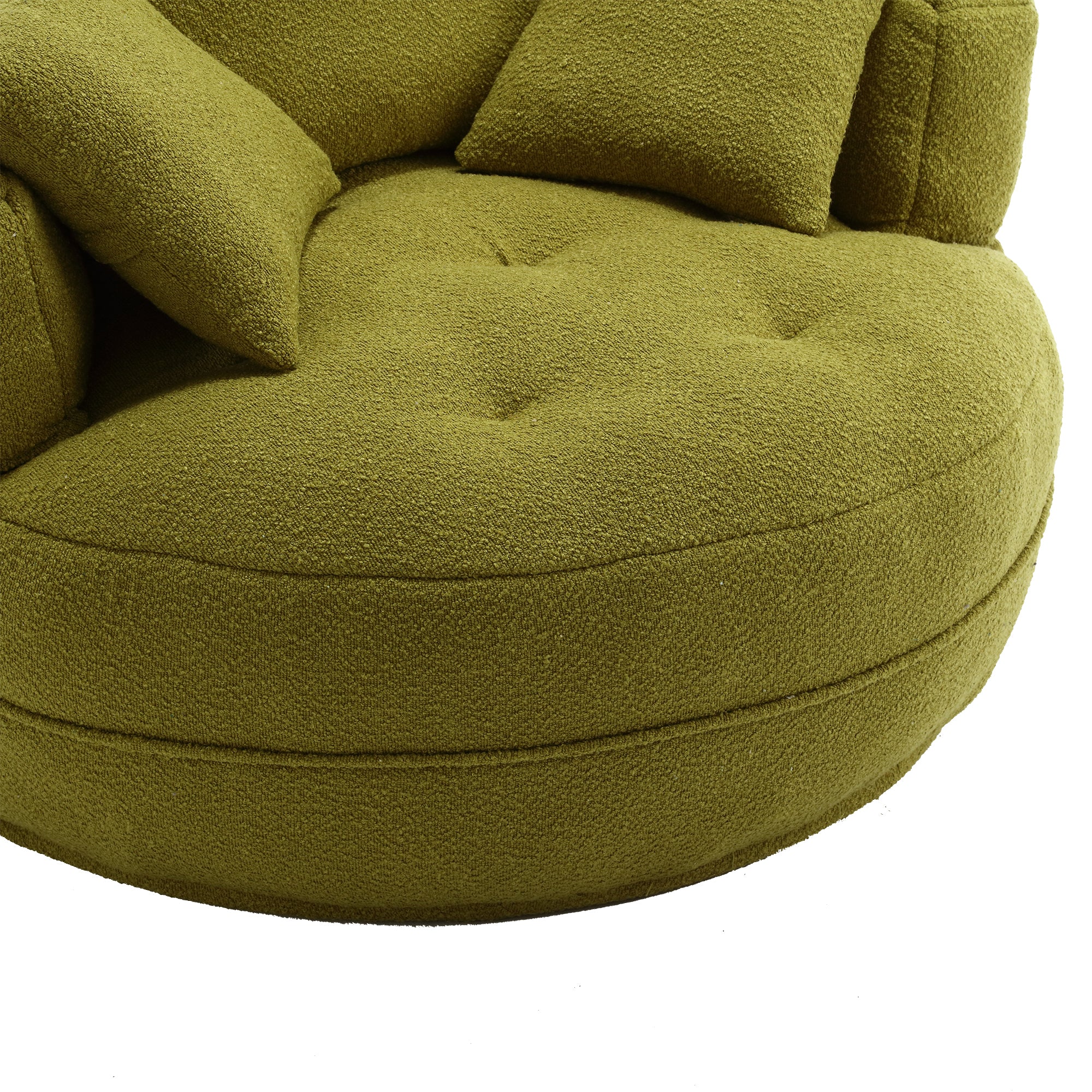Chenille Sponge single sofa,No Assembly Required,Fluffy Modern Sleeper