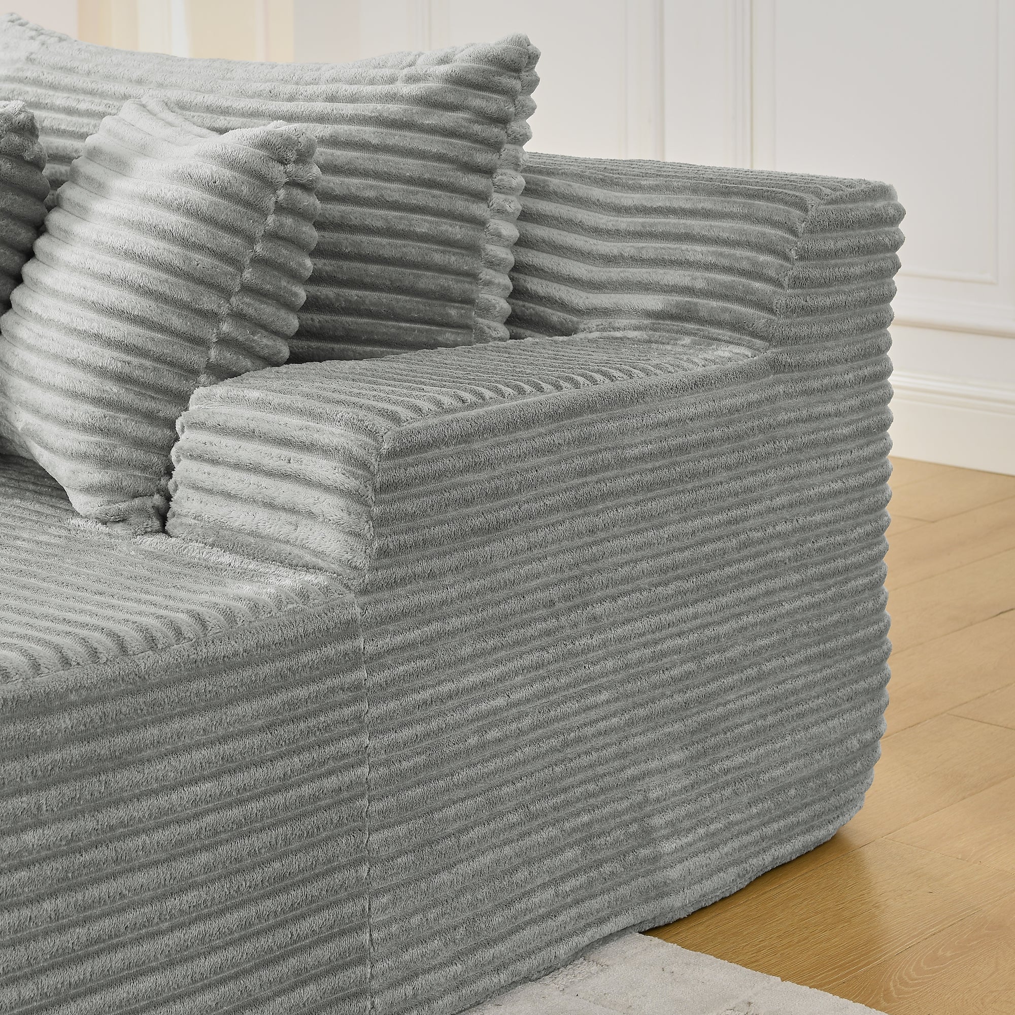 Two-seater lazy sofa lounge chair,Compressed sofa no assembly