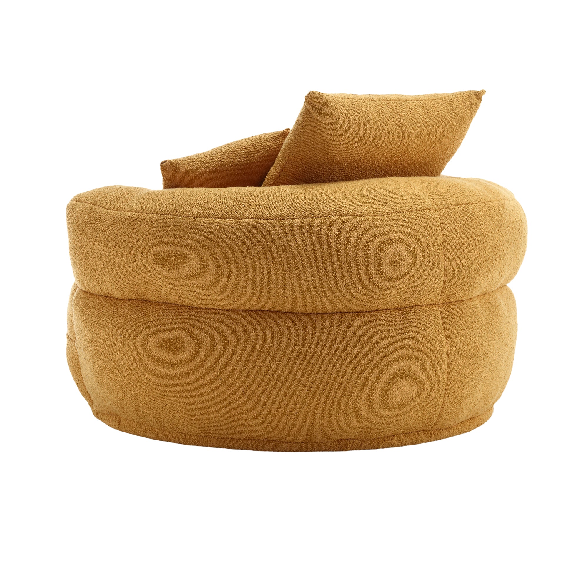 Chenille Sponge single sofa,No Assembly Required,Fluffy Modern Sleeper