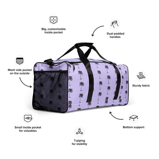 Coco Palm Duffle Bag - Lavender-0