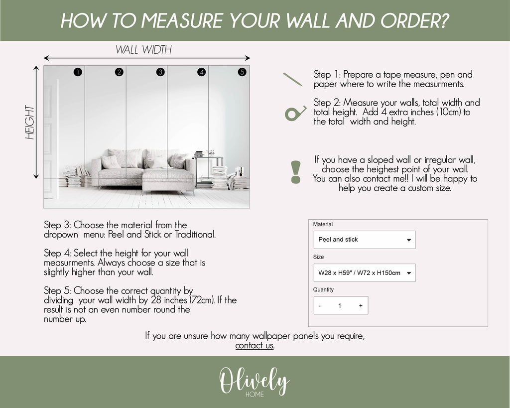 Rose and daisy pattern wallpaper