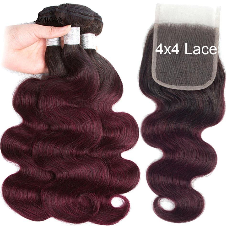 10A Grade 99J Body Wave 1B/99j BUNDLES with 4x4 CLOSURES & 13x4 FRO - Mein ShopCerise Alfie10A Grade 99J Body Wave 1B/99j BUNDLES with 4x4 CLOSURES & 13x4 FRO