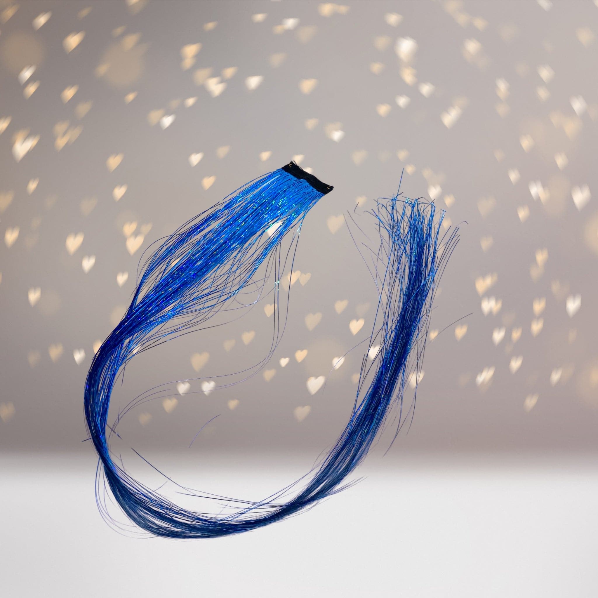 Turquoise Hologram Hair Tinsel Extension - Mein ShopAmaranth ThistleTurquoise Hologram Hair Tinsel Extension