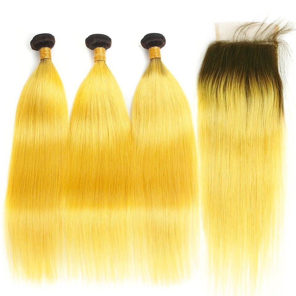 Yellow 10A Grade 1B/Yellow Straight 3/4 BUNDLES with CLOSURES & FRON - Mein ShopCerise AlfieYellow 10A Grade 1B/Yellow Straight 3/4 BUNDLES with CLOSURES & FRON