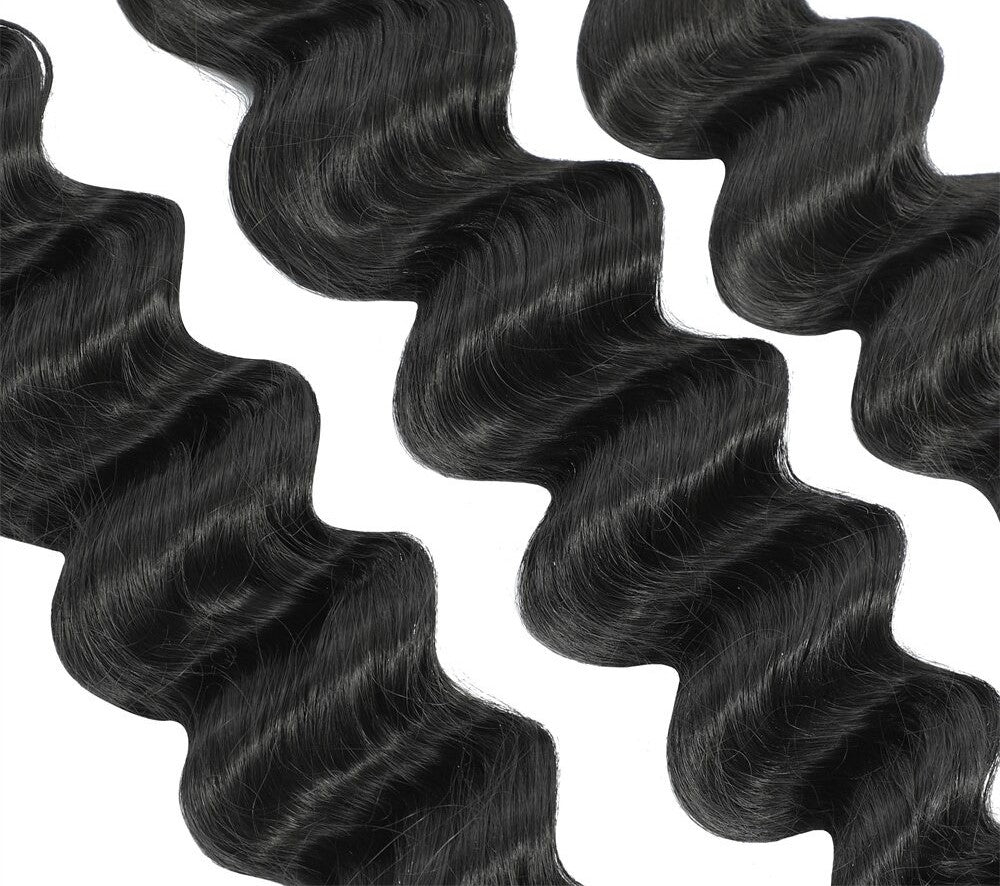 10A Grade 1/3/4 Loose Body Wave Weave Peruvian Human Hair Extension Bu - Mein ShopCerise Alfie10A Grade 1/3/4 Loose Body Wave Weave Peruvian Human Hair Extension Bu