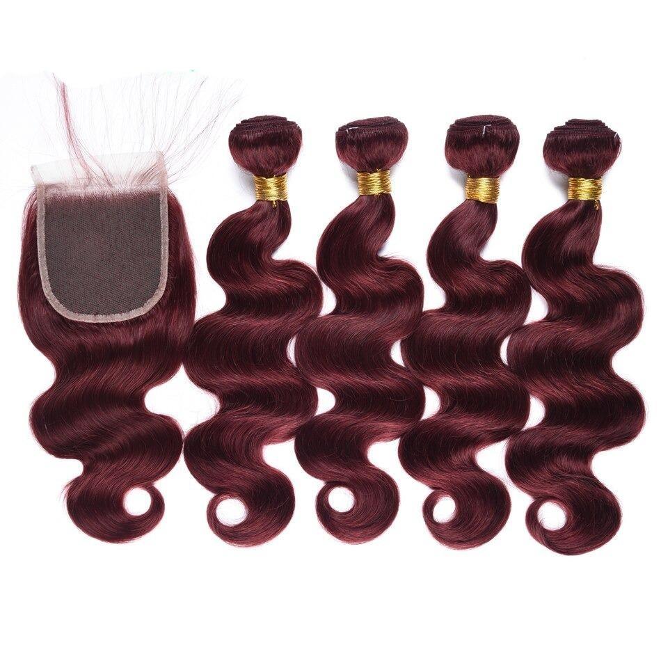 10A Grade 99J Body Wave 1B/99j BUNDLES with 4x4 CLOSURES & 13x4 FRO - Mein ShopCerise Alfie10A Grade 99J Body Wave 1B/99j BUNDLES with 4x4 CLOSURES & 13x4 FRO