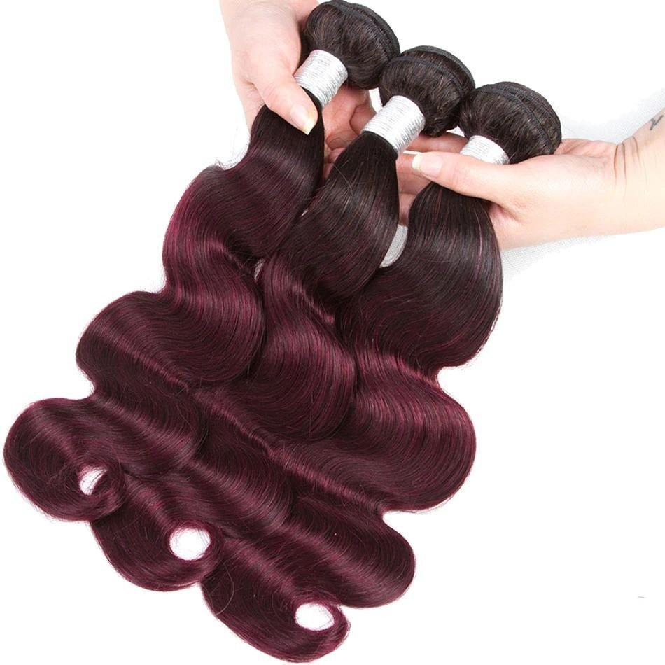 10A Grade 99J Body Wave 1B/99j BUNDLES with 4x4 CLOSURES & 13x4 FRO - Mein ShopCerise Alfie10A Grade 99J Body Wave 1B/99j BUNDLES with 4x4 CLOSURES & 13x4 FRO