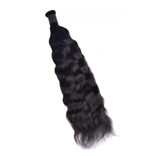 Premium Wet And Wavy Braiding Hair Extensions #1B Natural Black | 100%